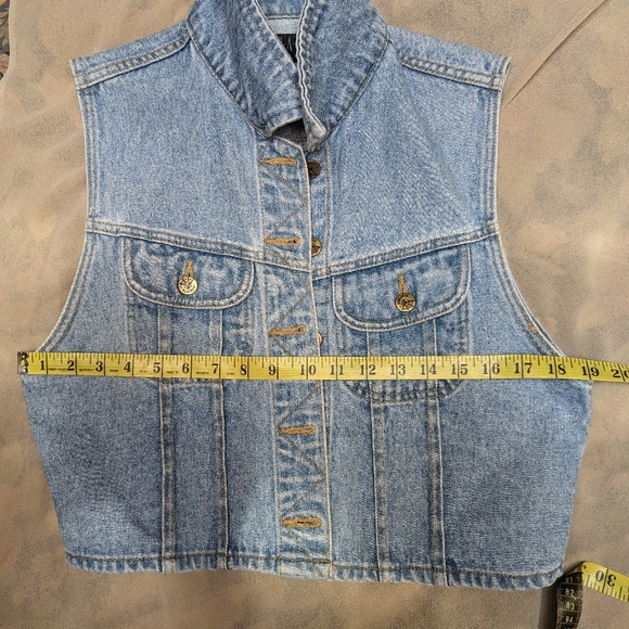 REAL clothes denim vest - Picture 3 of 6